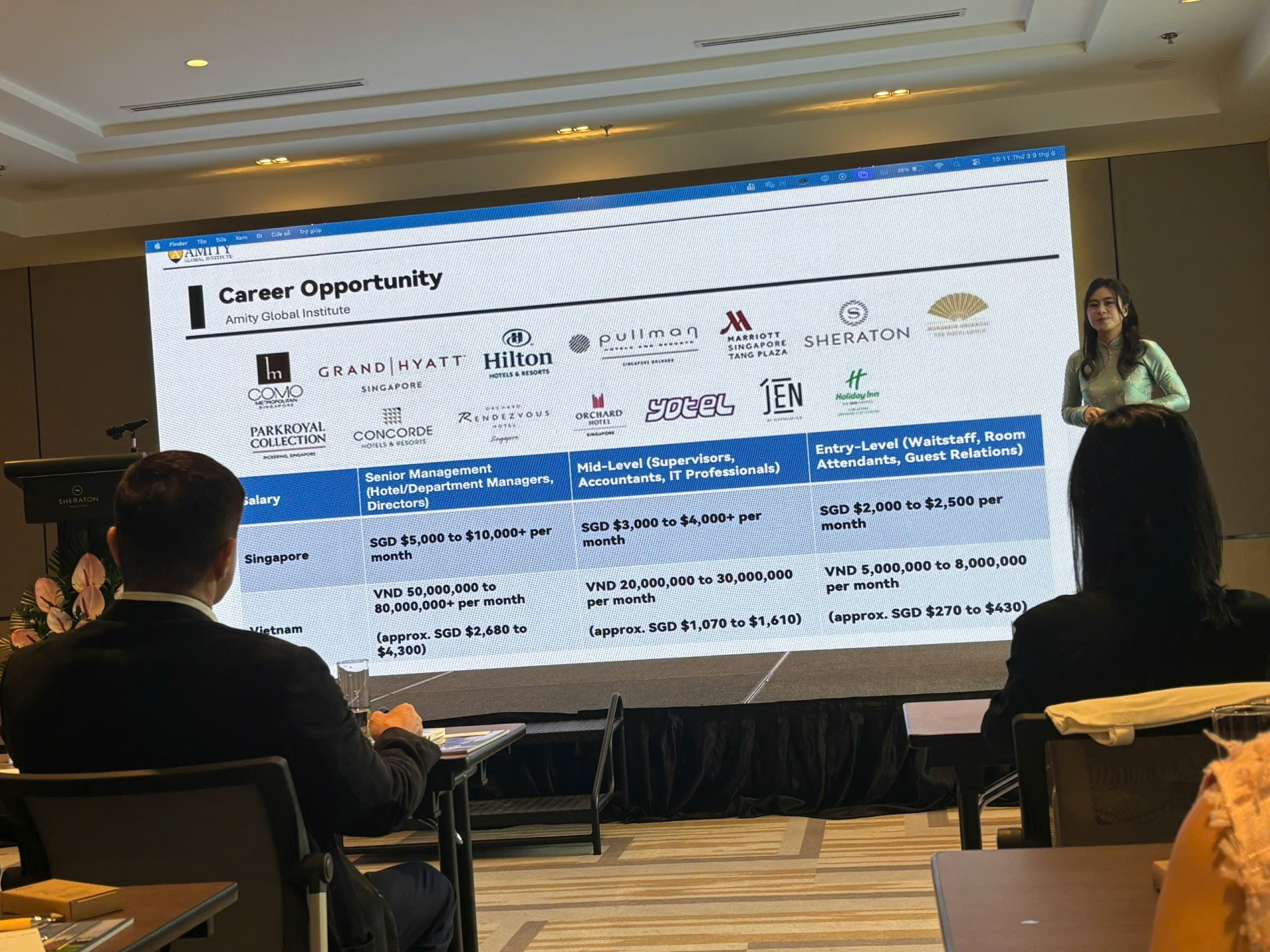 Khoảnh khắc ý nghĩa tại hội thảo của Amity Global Institute