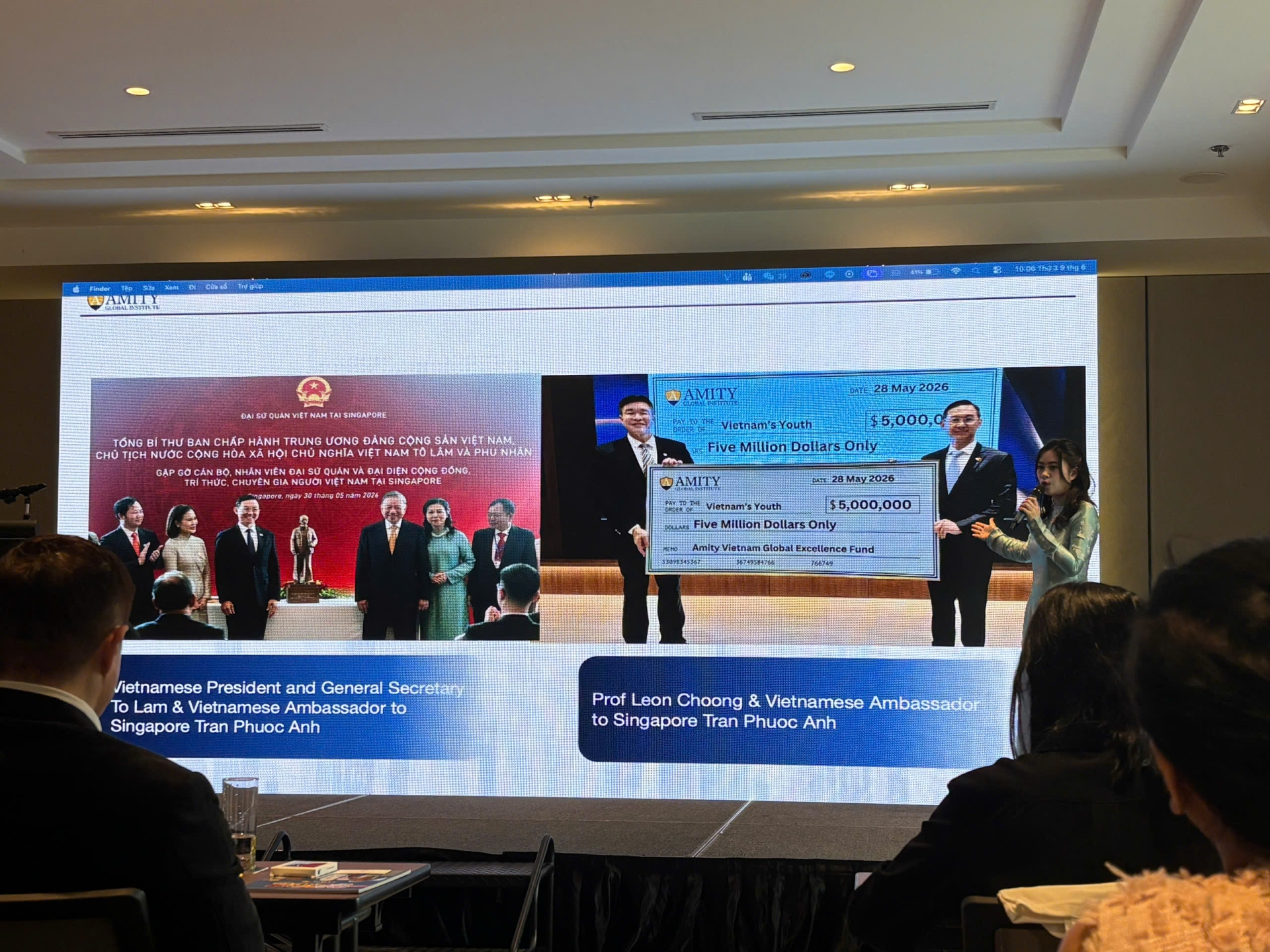 Khoảnh khắc ý nghĩa tại hội thảo của Amity Global Institute