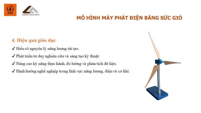 MÔ HÌNH MÁY PHÁT ĐIỆN BẰNG SỨC GIÓ – WIND POWER GENERATOR MODEL