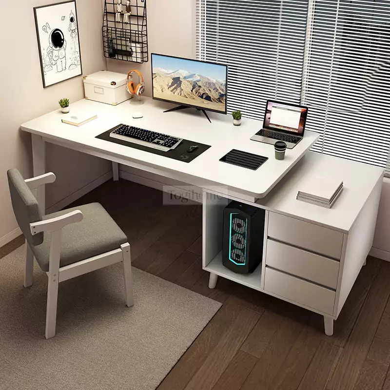 Bàn học cao cấp kết hợp tủ tiện lợi
