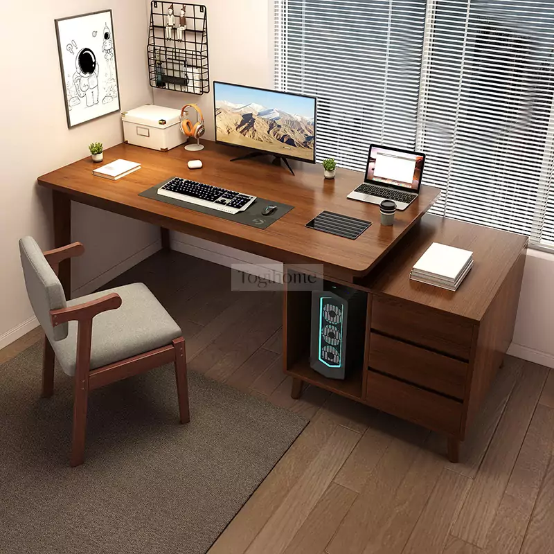 Bàn học cao cấp kết hợp tủ tiện lợi