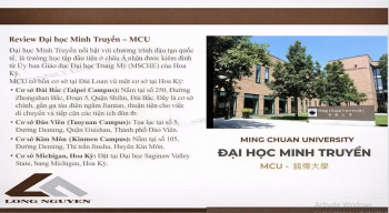Review Đại học Minh Truyền (MCU) – Trường đại học quốc tế hàng đầu tại Đài Loan